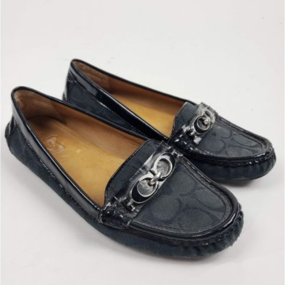 Coach Fortunata Signature C Canvas Loafers